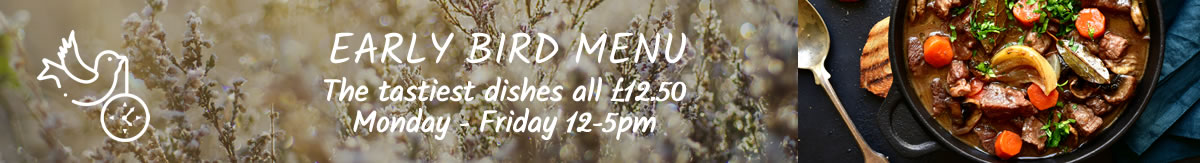 Gelsmoor Restaurant Early Bird Banner